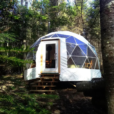 Tienda de 4 metros con cúpula inflable Tienda de campamento al aire libre de iglu de lujo