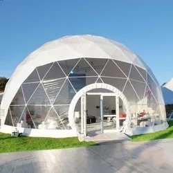 Glamping Inflable Dome Tent Resort Tierra OEM Hotel Tienda Casa