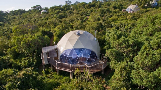 Hotel Cúpula de aire inflable tienda de campaña impermeable con baño