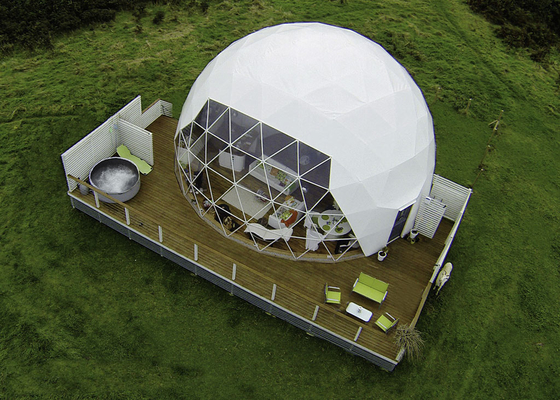 Hotel Cúpula de aire inflable tienda de campaña impermeable con baño