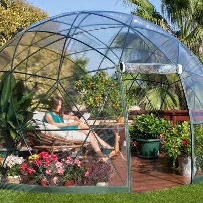 Tamaño 10m Tienda de cúpula inflable Inflable Tienda de iglú Glamping Diseño de lujo