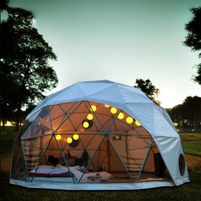 Tamaño 10m Tienda de cúpula inflable Inflable Tienda de iglú Glamping Diseño de lujo