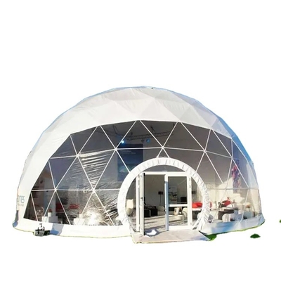 Lujo Decoración de carpa de cúpula inflable Transparente Tienda de cúpula de vidrio caliente