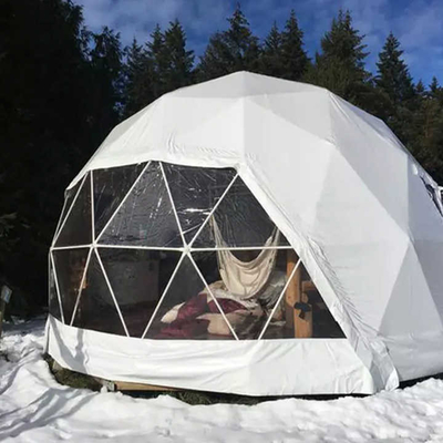Casas de tiendas impermeables con cúpula inflable Tiendas geodésicas con cúpula de 6 metros