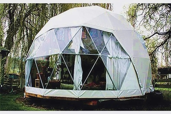 Hotel comercial tienda de campaña con cúpula inflable circo 100 metros cuadrados para eventos