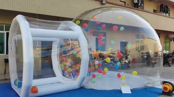 Acampada Inflable Casa de burbujas al aire libre Cúpula transparente