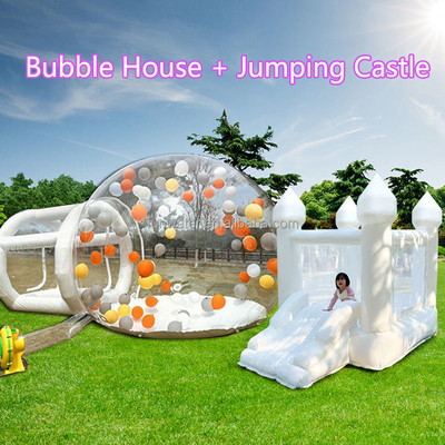 Fiesta de niños Bubble Igloo Tienda divertida exterior Cristal inflable
