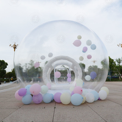 Fiesta de niños Bubble Igloo Tienda divertida exterior Cristal inflable