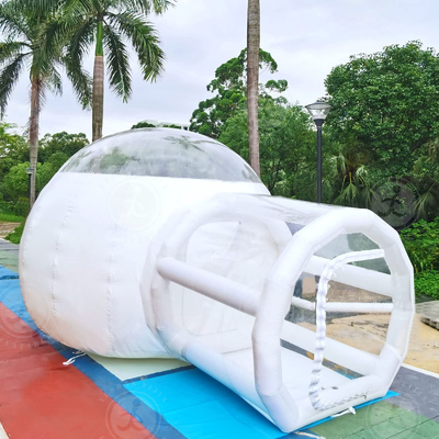 Casa de diversión gigante clara carpa de burbujas inflable cúpula de cristal iglú transparente