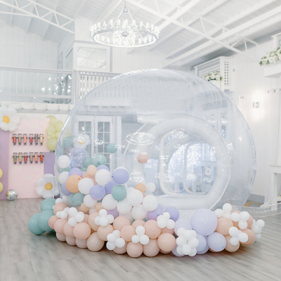 ODM lujosa casa de burbujas inflable Lodge fiesta alquiler globo de burbujas