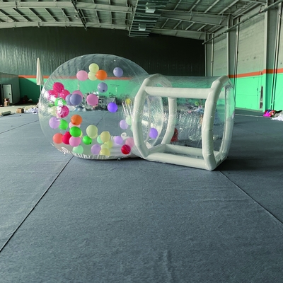 Pvc transparente para exteriores inflables tienda de bubbles globos evento cúpula glamping