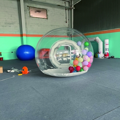 Pvc transparente para exteriores inflables tienda de bubbles globos evento cúpula glamping