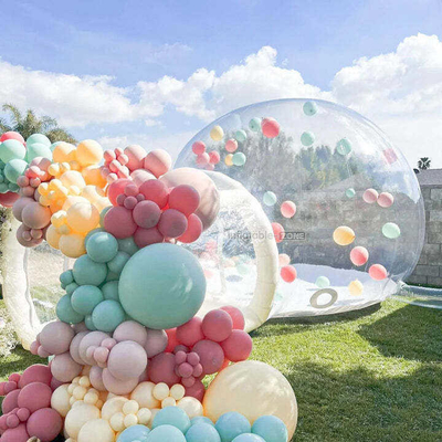 Túnel PVC transparente Inflable Casa de Burbujas Gigante Camping claro