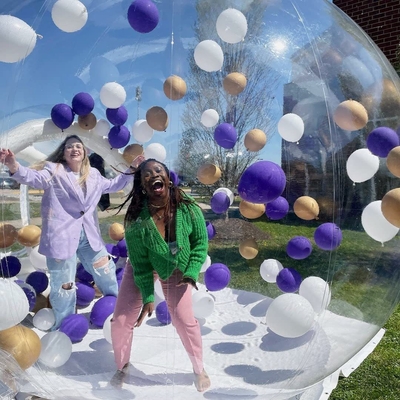 Balones inflables para niños Casa de burbujas para la fiesta Casa de diversión