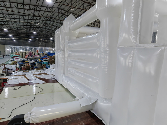 Personalizar tamaño Logotipo comercial casa de salto PVC impermeable saltador saltador