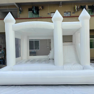 Casa de salto comercial de PVC Castillo inflable con tobogán para niños