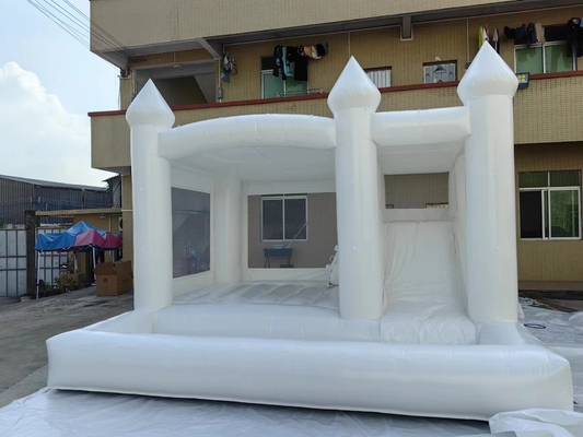 Casa de salto comercial de PVC Castillo inflable con tobogán para niños