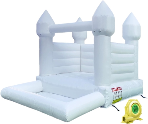 OEM Casa de burbujas inflables Luna saltando Castillo Blanco