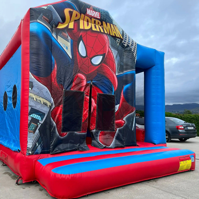 Comerciante de PVC castillo de salto para niños salpicador para exteriores inflable