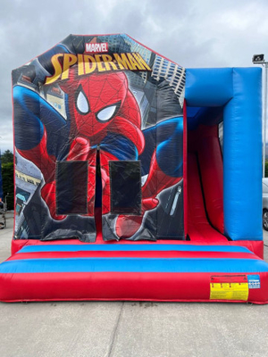 Comerciante de PVC castillo de salto para niños salpicador para exteriores inflable