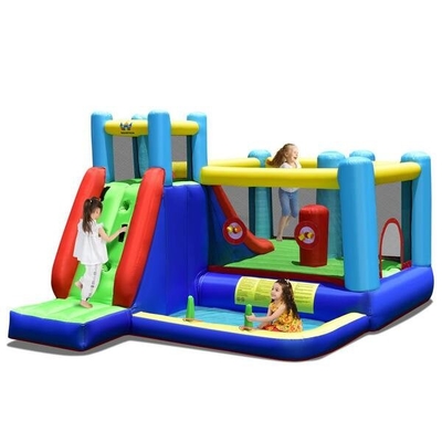Casa de salto personalizada Inflable Castillo de salto blanco para niños