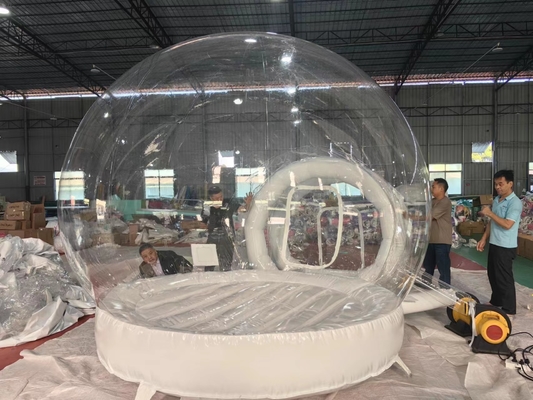 5m Casa de burbujas inflable Balón Lujo Tienda al aire libre con soplador