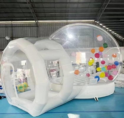 5m Casa de burbujas inflable Balón Lujo Tienda al aire libre con soplador