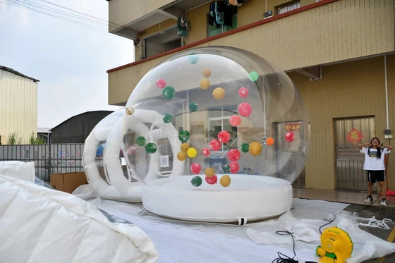 5m Casa de burbujas inflable Balón Lujo Tienda al aire libre con soplador