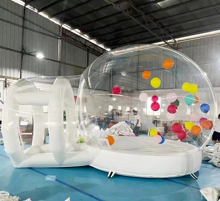 5m Casa de burbujas inflable Balón Lujo Tienda al aire libre con soplador