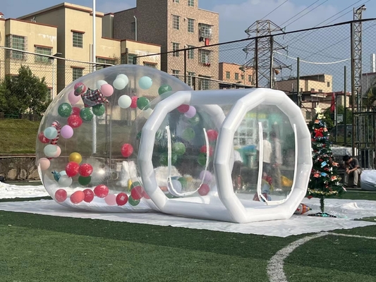 Casa de burbujas al aire libre