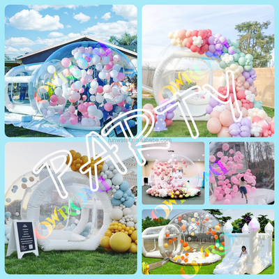 Casa de burbujas inflable personalizada