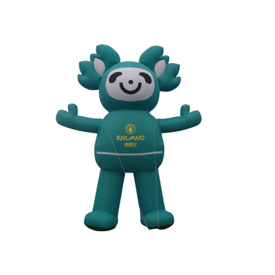 Logotipo de muñeca inflada de dibujos animados 3D