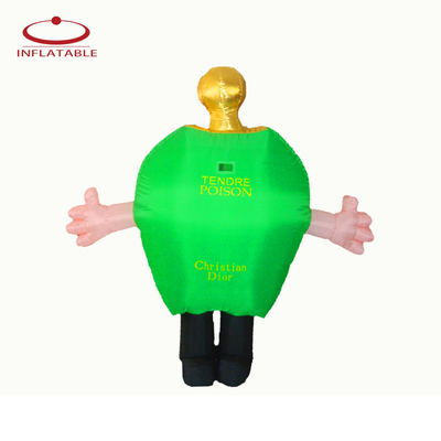 Logotipo de muñeca inflada de dibujos animados 3D