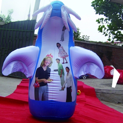 Producto gigante para pantalla de publicidad Decorativo Personaje de dibujos animados inflable