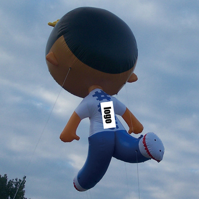 Helio Reutilizable Inflable Pvc Balones Promocionales Inflables Advertencia Muñeca