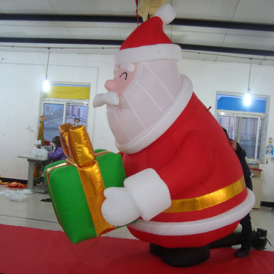 Bestseller Gigante personalizado inflables personajes publicitarios de Santa Claus inflables hombre de Navidad en varias formas en venta