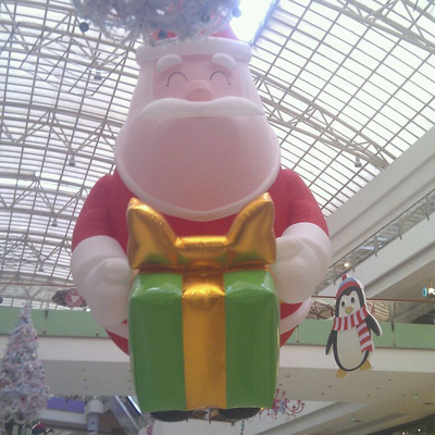 Bestseller Gigante personalizado inflables personajes publicitarios de Santa Claus inflables hombre de Navidad en varias formas en venta
