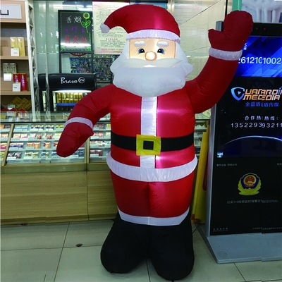 Bestseller Gigante personalizado inflables personajes publicitarios de Santa Claus inflables hombre de Navidad en varias formas en venta