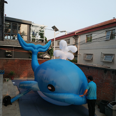 Cartoon de publicidad personajes inflables tiburón ballena delfín inflable para niños juego evento