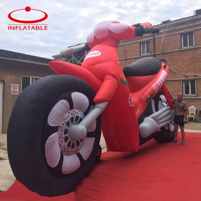 Motocicleta gigante de todo terreno inflable personalizada para publicidad inflable al aire libre