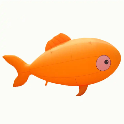 Nueva llegada personalizada de varios colores dirigible OVNI PVC publicidad gigantes inflables globo