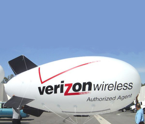 Nueva llegada personalizada de varios colores dirigible OVNI PVC publicidad gigantes inflables globo