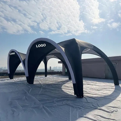 Logotipo personalizado Arco de exhibición carpa de eventos inflable Cúpula de aire al aire libre carpa de publicidad carpa inflable con dosel sellada con aire