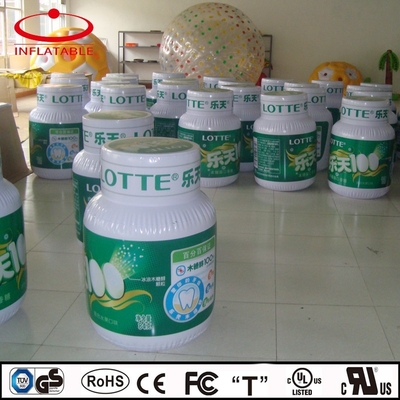 Eventos personalizados personalizados personajes inflables de taza de café globo publicitario