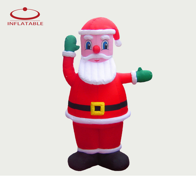 2023 Gigante dibujo animado Navidad Inflable Papá Noel para la decoración exterior