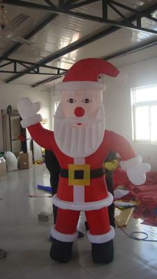 2023 Gigante dibujo animado Navidad Inflable Papá Noel para la decoración exterior