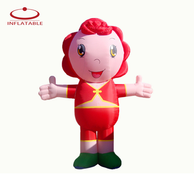 Mascota de dibujos animados inflables en 3D
