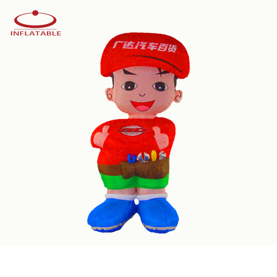 Mascota de dibujos animados inflables en 3D