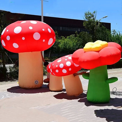 El hongo inflables gigante LED