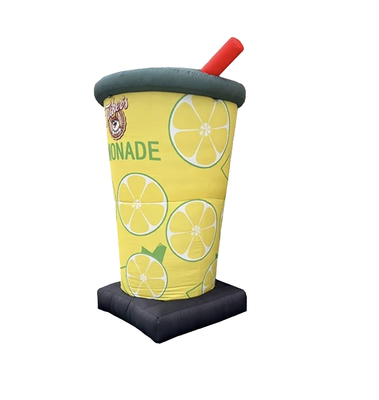 botella de leche de té copa de té ganar botella hinchable puede personalizado publicidad botella gigante hinchable copa para el evento de promoción